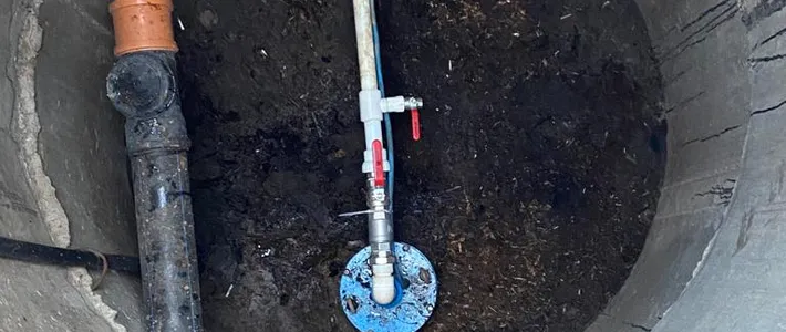 Бурение скважины с подведением в дом с. Песчаные Ковали