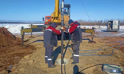 Замена насоса в скважине