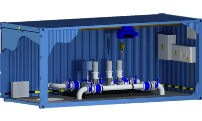 Обустройство наземного павильона