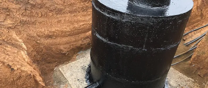 Установка ЖБИ колодца в с. Верхний Услон