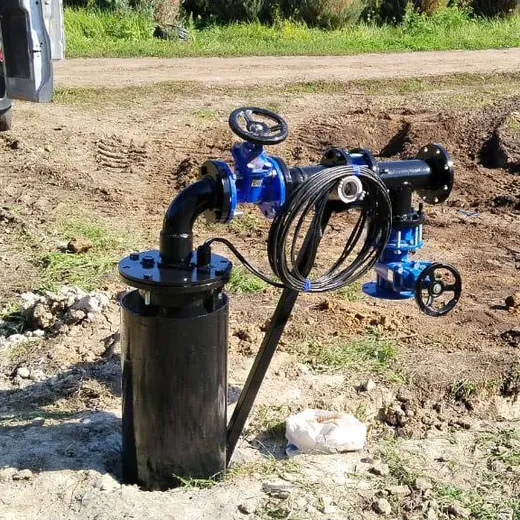 Подземные скважины на глубине нескольких десятков метров