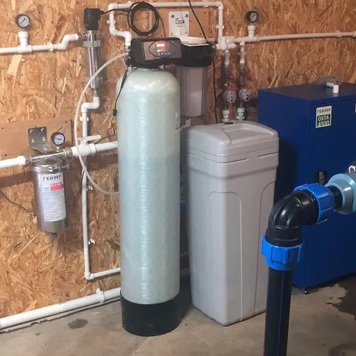 Система очистки жесткой воды